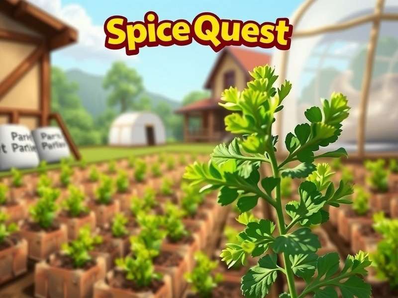 Spice Quest Coriander Journey Game Banner